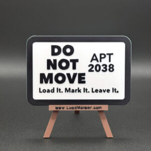 Loadmarker™ Magnetic Laundry Tag — DO NOT MOVE