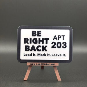 Loadmarker™ Magnetic Laundry Tag — BE RIGHT BACK